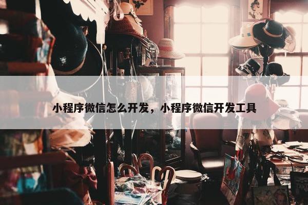 小程序微信怎么开发，小程序微信开发工具