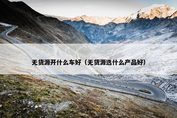 无货源开什么车好（无货源选什么产品好）