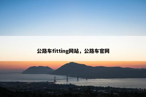 公路车fitting网站，公路车官网