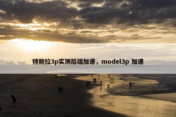特斯拉3p实测后端加速，model3p 加速