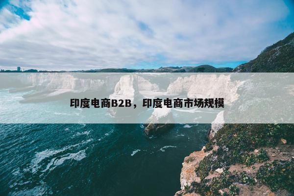 印度电商B2B，印度电商市场规模