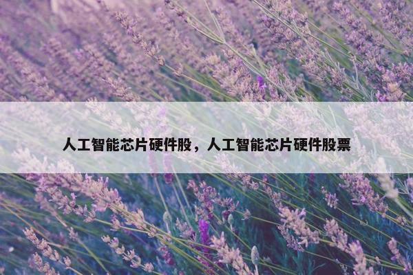人工智能芯片硬件股，人工智能芯片硬件股票