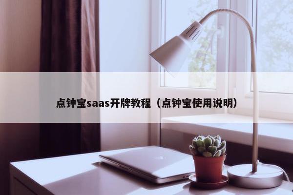 点钟宝saas开牌教程（点钟宝使用说明）