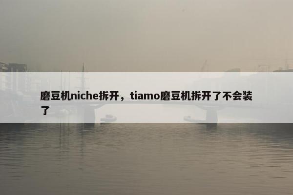 磨豆机niche拆开，tiamo磨豆机拆开了不会装了