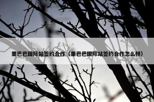 里巴巴国际站签约合作（里巴巴国际站签约合作怎么样）