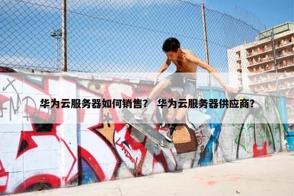 华为云服务器如何销售？ 华为云服务器供应商？