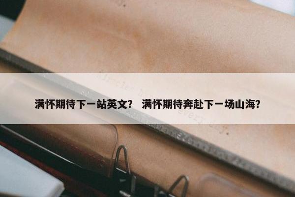 满怀期待下一站英文？ 满怀期待奔赴下一场山海？