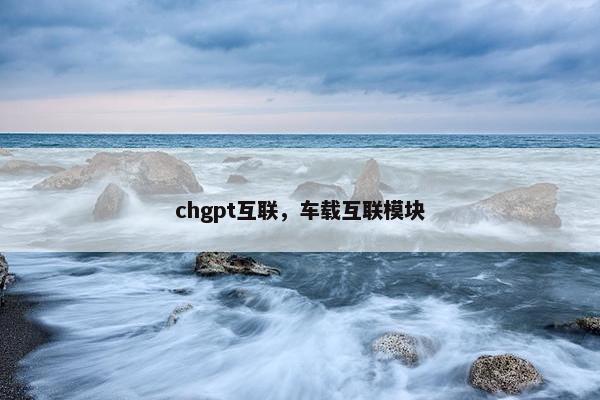chgpt互联，车载互联模块