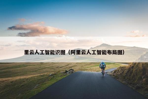 里云人工智能识图（阿里云人工智能布局图）