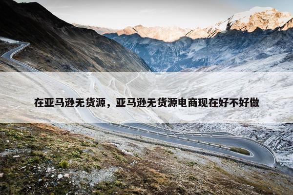 在亚马逊无货源，亚马逊无货源电商现在好不好做