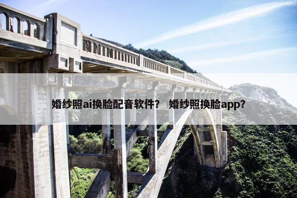 婚纱照ai换脸配音软件？ 婚纱照换脸app？