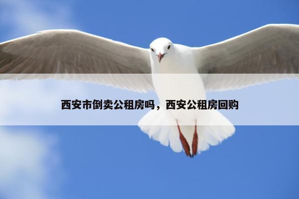 西安市倒卖公租房吗，西安公租房回购