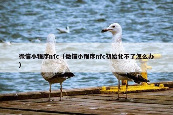 微信小程序nfc（微信小程序nfc初始化不了怎么办）