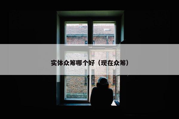 实体众筹哪个好（现在众筹）