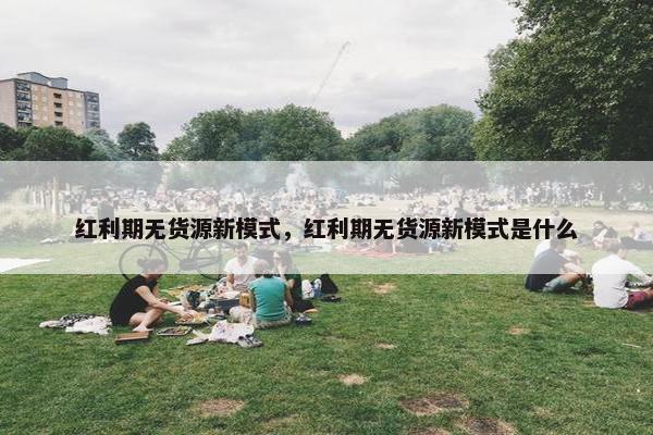 红利期无货源新模式，红利期无货源新模式是什么