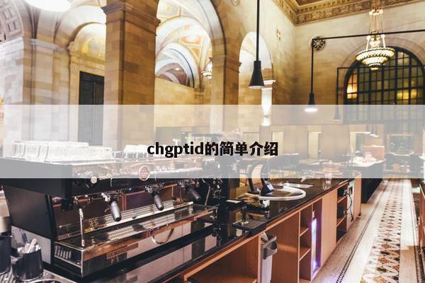 chgptid的简单介绍