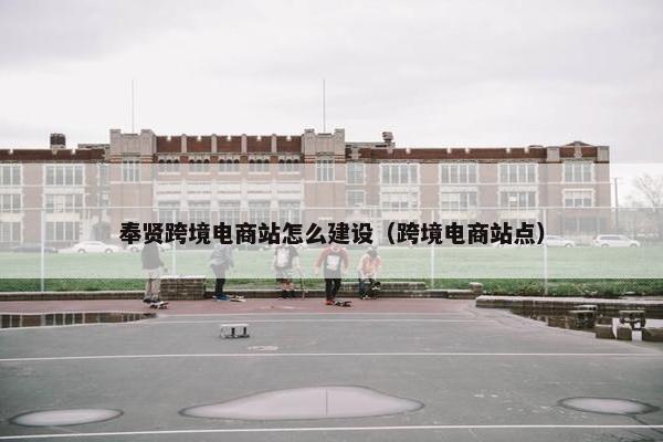 奉贤跨境电商站怎么建设（跨境电商站点）