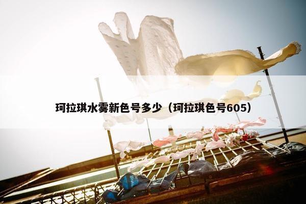 珂拉琪水雾新色号多少（珂拉琪色号605）