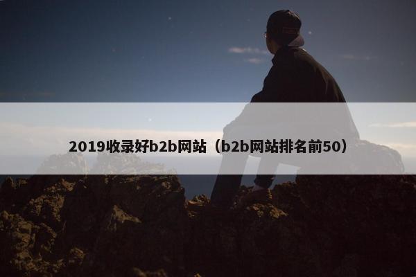 2019收录好b2b网站（b2b网站排名前50）