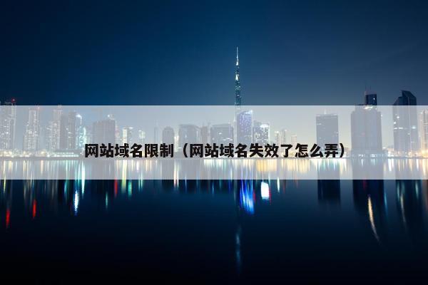 网站域名限制（网站域名失效了怎么弄）