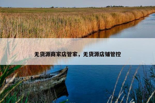 无货源商家店管家，无货源店铺管控