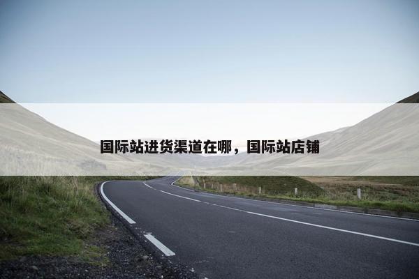 国际站进货渠道在哪，国际站店铺