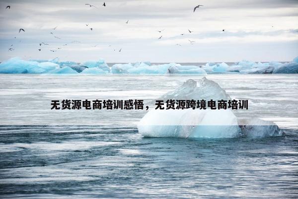 无货源电商培训感悟，无货源跨境电商培训