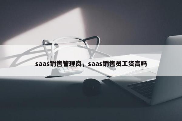 saas销售管理岗，saas销售员工资高吗