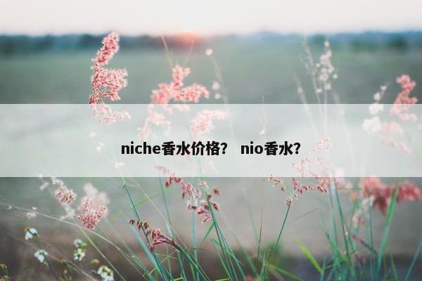 niche香水价格？ nio香水？