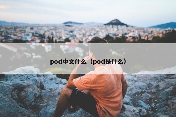 pod中文什么（pod是什么）
