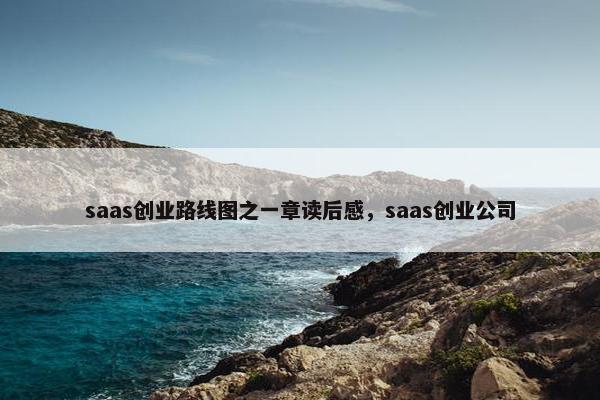 saas创业路线图之一章读后感，saas创业公司