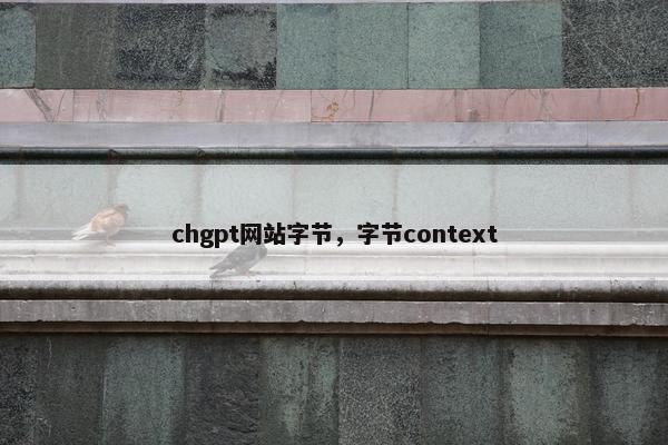 chgpt网站字节，字节context