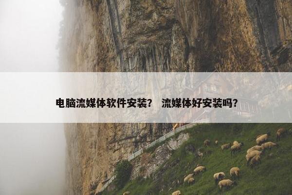 电脑流媒体软件安装？ 流媒体好安装吗？
