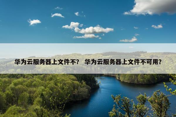 华为云服务器上文件不？ 华为云服务器上文件不可用？