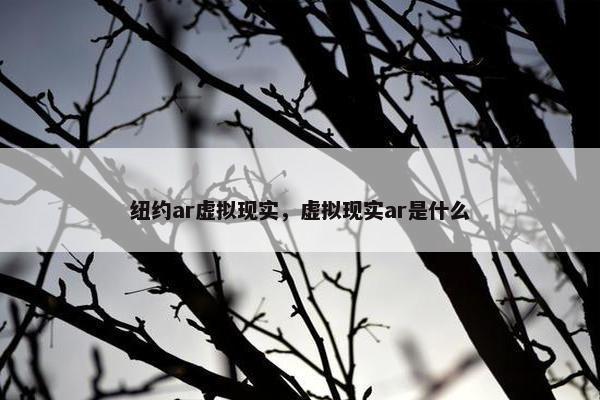 纽约ar虚拟现实，虚拟现实ar是什么