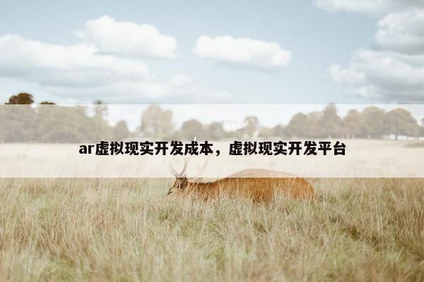 ar虚拟现实开发成本，虚拟现实开发平台