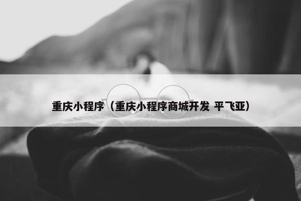 重庆小程序（重庆小程序商城开发 平飞亚）