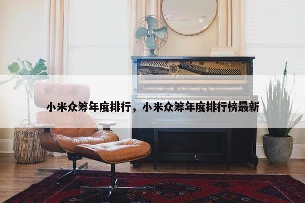 小米众筹年度排行，小米众筹年度排行榜最新