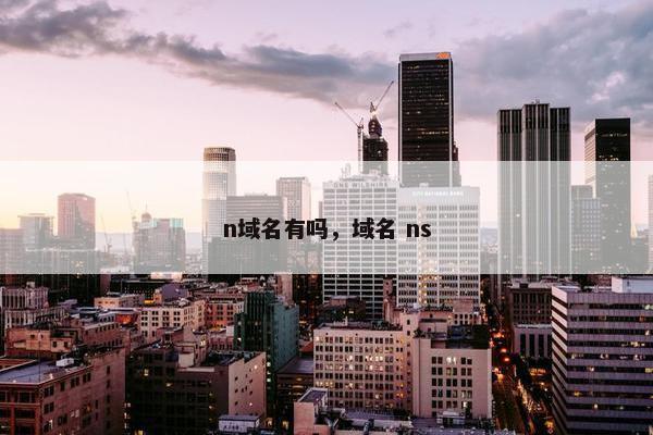 n域名有吗，域名 ns