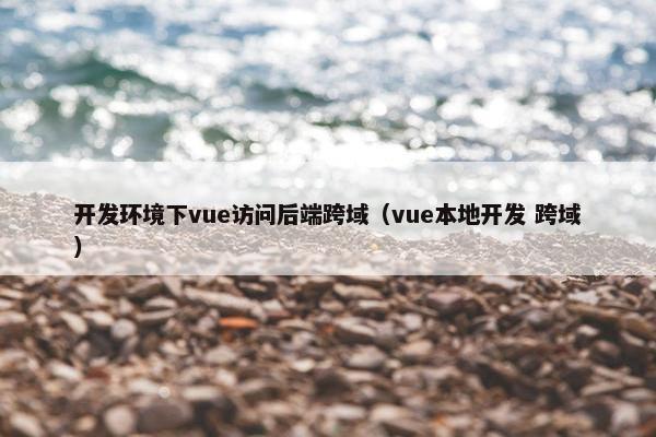 开发环境下vue访问后端跨域（vue本地开发 跨域）