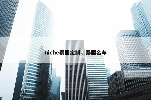 niche泰国定制，泰国名车