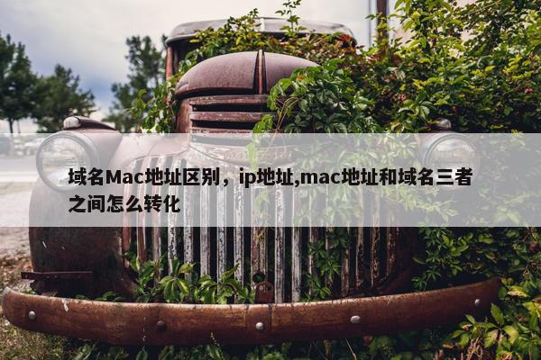 域名Mac地址区别，ip地址,mac地址和域名三者之间怎么转化