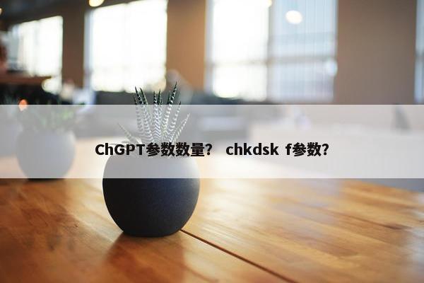 ChGPT参数数量？ chkdsk f参数？