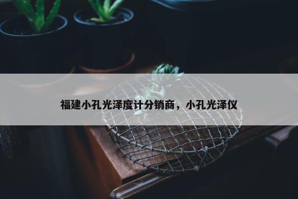 福建小孔光泽度计分销商，小孔光泽仪