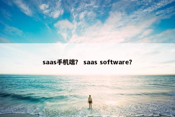 saas手机端？ saas software？