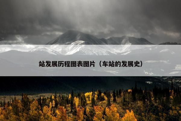 站发展历程图表图片（车站的发展史）