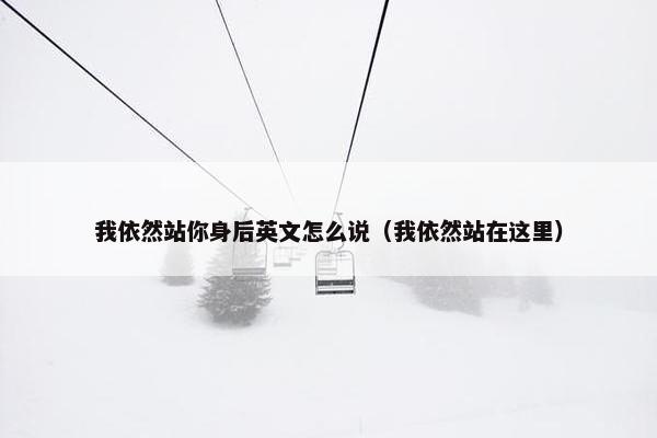 我依然站你身后英文怎么说（我依然站在这里）