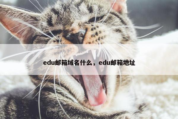 edu邮箱域名什么，edu邮箱地址