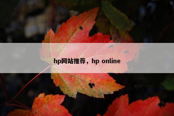 hp网站推荐，hp online