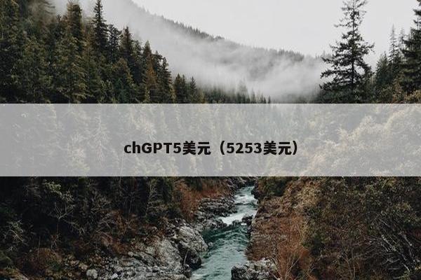 chGPT5美元（5253美元）